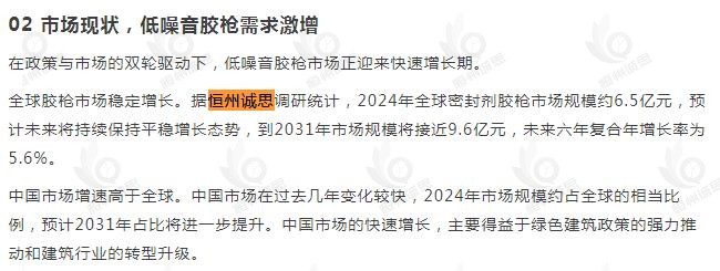 10月14日恒州诚思（YHresearch）发布的密封剂胶枪市场报告被微信公众号：中建云商 引用